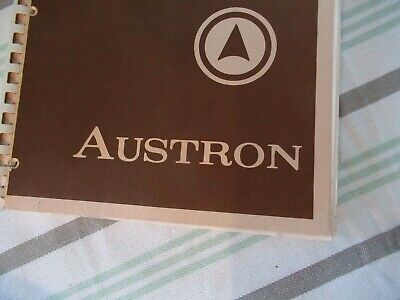 COLLECTABLE RARE AUSTRON 1210D FREQUENCY STANDARD CLOCK MANUAL 1978 &BIBLI