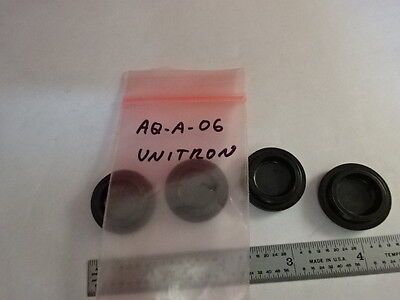 UNITRON NOSEPIECE PLASTIC CAPS LOT 4 EA MICROSCOPE PART AS PICTURED &AQ-A-06