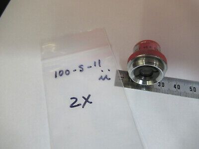 ROLYN GERMANY OBJECTIVE 2X OPTICS LONG WORK MICROSCOPE PART AS PICTURE #100-S-11