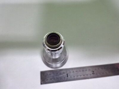 MICROSCOPE PART OBJECTIVE LEITZ GERMANY UTK L20 + IRIS OPTICS AS IS #AF-82