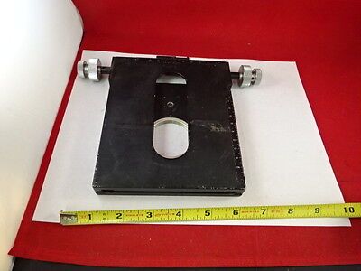 FOR PARTS MICROSCOPE JAPAN STAGE TABLE INCOMPLETE AS IS &IL-74-09