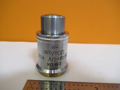 ZEISS AXIOTRON OBJECTIVE UV 120X UV 10402 MICROSCOPE PART AS PICTURED &Q6-A-58