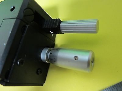 MICROSCOPE PART LEITZ GERMANY INSERT SLIDE LASER OPTICS ??  BIN#E5-01