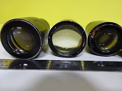 LOT MICROSCOPE EYEPIECES OCULAR OPTICS  #X8-40