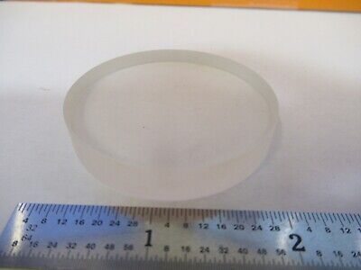 OPTICAL FLAT DULL POLISHED SIDES OPTICS AS PICTURED &8M-A-85