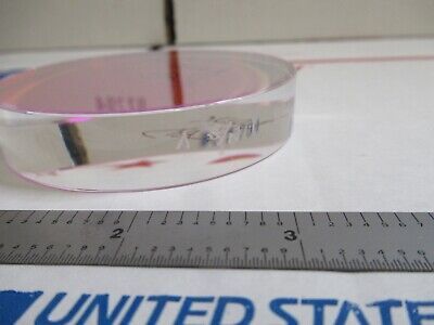 OPTICAL FLAT COATED BEAM SPLITTER FUSED SILICA 1/20 WAVE OPTICS AS PIC &12-A-109