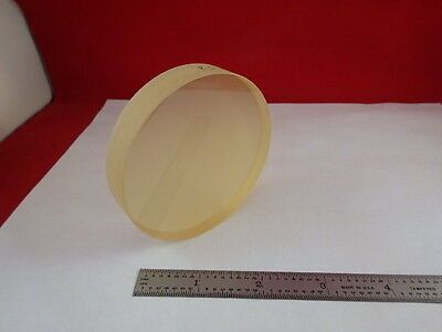 OPTICAL FLAT 3" DIAMETER UNCOATED POLISH DULL ZERODUR LASER OPTICS AS IS #80-06