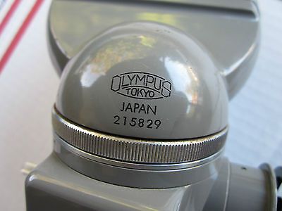 OLYMPUS JAPAN MICROSCOPE PART HEAD  EYEPIECE HOLDER WITHOUT OPTICS AS IS