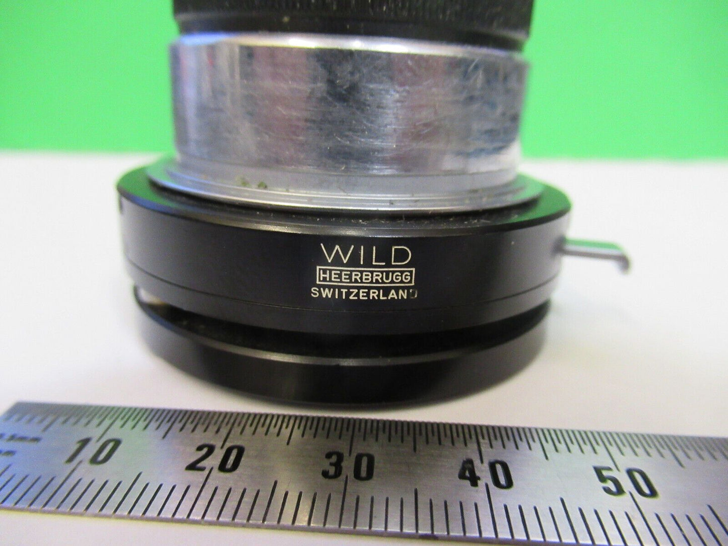 WILD HEERBRUGG BINO M11 SWISS CONDENSER + IRIS MICROSCOPE AS PICTURED #P4-B-70