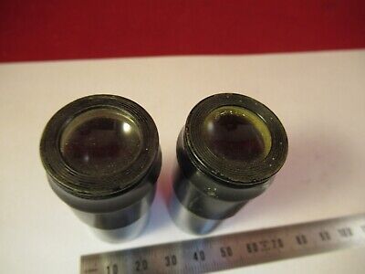 ANTIQUE AO SPENCER AMERICAN PAIR EYEPIECES 9X OPTICS MICROSCOPE PART &8-A-09