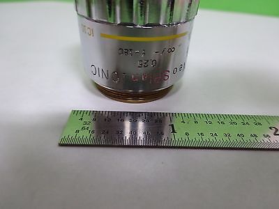 MICROSCOPE PART OBJECTIVE OLYMPUS NEOPLAN 10X DIC JAPAN OPTICS AS IS BIN#Y3-H-04