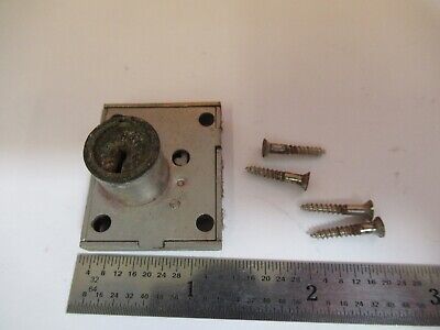 ANTIQUE BAUSCH LOMB LOCK WITHOUT KEY MICROSCOPE PART AS PICTURED &Q6-A-73