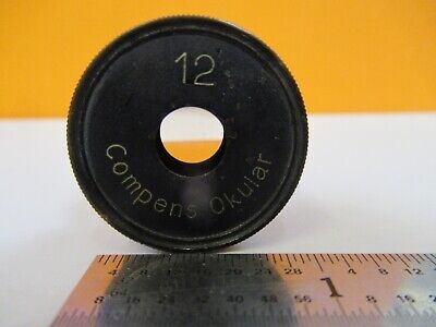 ANTIQUE ZEISS 12 COMPENS OKULAR EYEPIECE MICROSCOPE PART AS PICTURED &8M-A-30