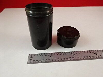 EMPTY ANTIQUE BRASS MICROSCOPE OBJECTIVE CONTAINER CARL ZEISS a3 AS IS N5-A-22