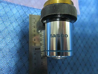 MICROSCOPE PART OBJECTIVE TASCO 10X #3-28 OPTICS BIN#3