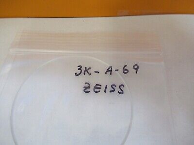 ZEISS GERMANY GLASS STAGE PLATE MICROSCOPE PART OPTICS AS PICTURED &3K-A-69