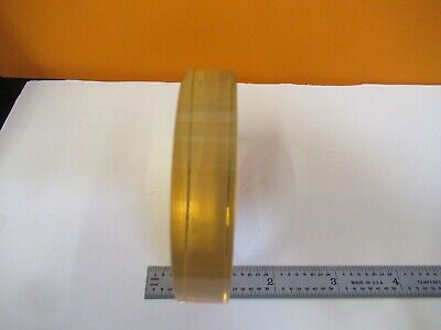 OPTICAL FLAT COATED 3" DIAMETER ZERODUR LASER OPTICS AS PICTURED &16-A-06