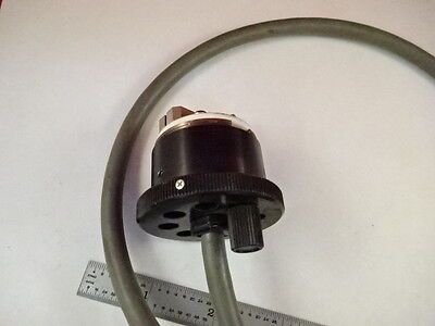 FOR PARTS MICROSCOPE SPARE LAMP CORD ILLUMINATOR UNKNOWN MAKER AS IS #R6-B-33