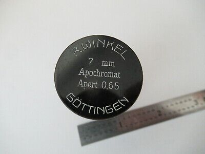 WINKEL GOTTINGEN EMPTY OBJECTIVE CAN 7mm  MICROSCOPE PART AS PICTURED #F2-A-47