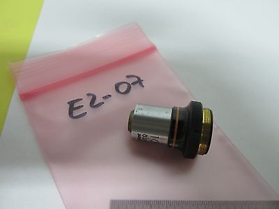 MICROSCOPE OPTICAL PART OBJECTIVE OLYMPUS JAPAN 10X OPTICS BIN#E2-07