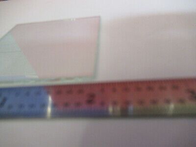 OPTICAL COATED HEAT ABSORBING GLASS PLATE  OPTICS AS PICTURED &B6-A-18