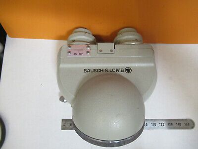 BAUSCH LOMB BINOCULAR HEAD OPTICS JAPAN MICROSCOPE PART AS PICTURED &P2-A-81