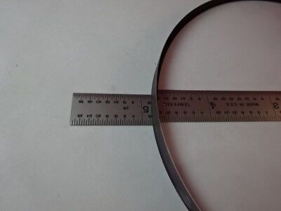 OPTICAL LARGE MIL SPEC CONVEX CONCAVE GLASS LENS LASER OPTICS AS IS #45-A-13