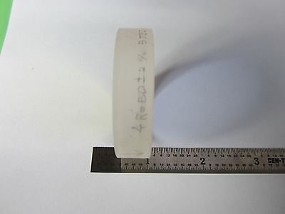 OPTICAL COATED FILTER 5782 ANGSTROMS 2" DIAMETER 1/2" THK LASER OPTICS BIN#36-35