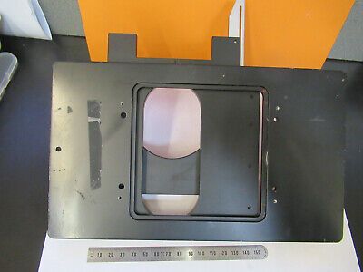 LEITZ WETZLAR GERMANY XY STAGE TABLE MICROSCOPE PART AS PICTURED &P9-A-39