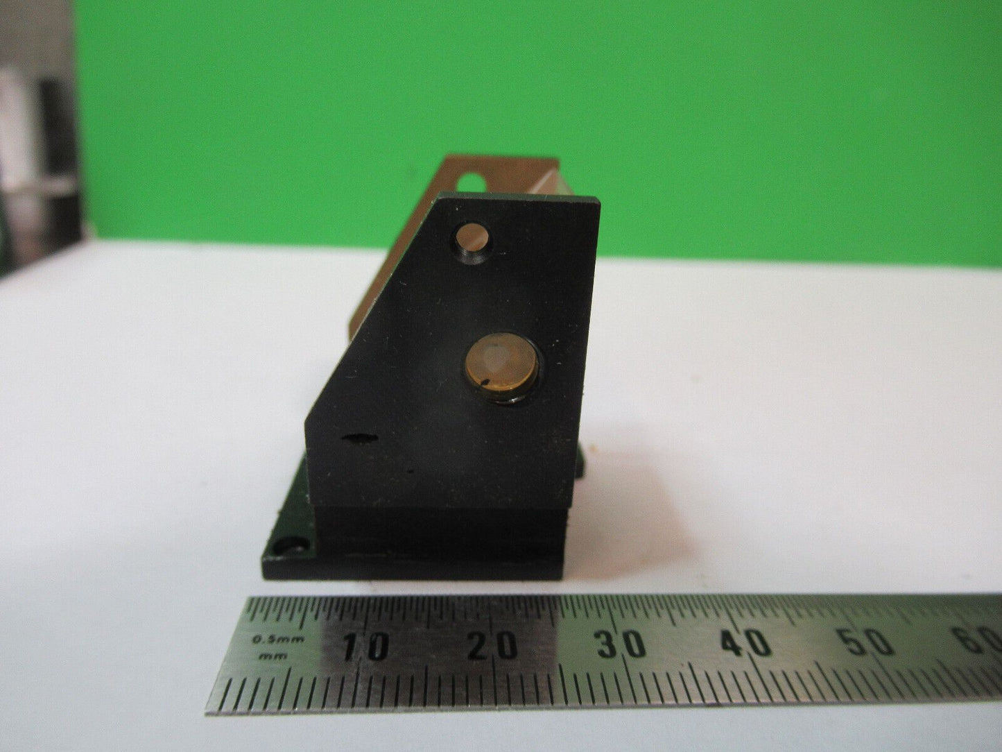 ao spencer glass brass mounted prism  MICROSCOPE PART AS PICTURED &R2-A-16