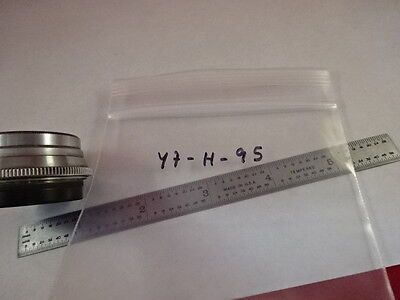 MICROSCOPE PART TESSAR BAUSCH LOMB OBJECTIVE LENS 72 mm OPTICS AS IS #Y7-H-95