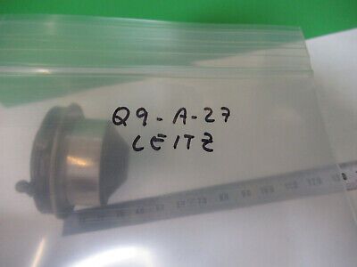 CONDENSER + IRIS for ANTIQUE ERNST LEITZ MICROSCOPE PART AS PICTURED &Q9-A-27