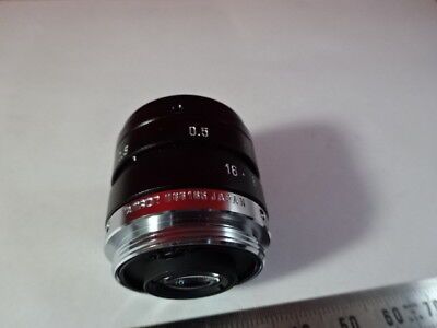 OPTICAL TAMRON JAPAN FOCUSING LENS + IRIS DIAPRAGM OPTICS AS IS &S8-B-17