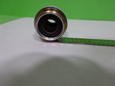 MICROSCOPE PART LEITZ GERMANY OBJECTIVE 4X 170- OPTICS AS IS BIN#W7-89