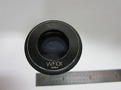 EYEPIECE OLYMPUS WF10X  MICROSCOPE OPTICS AS IS BIN#F2-78