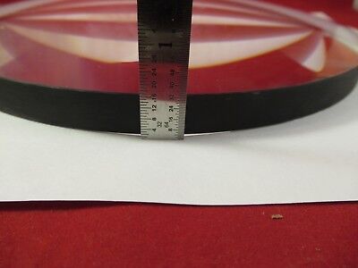 HUGE OPTICAL CONVEX CONCAVE LENS 8.25" DIAMETER GLASS THICK PRO OPTICS &M3-A-04