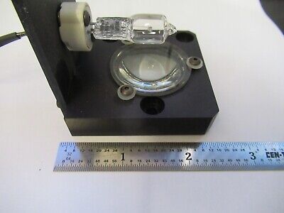 OLYMPUS JAPAN LAMP + LENS CONVEX ILLUMINATOR MICROSCOPE PART AS PICTURED W8-A-41