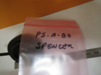 ANTIQUE SPENCER CONDENSER + IRIS  MICROSCOPE PART AS PICTURED &P5-A-87