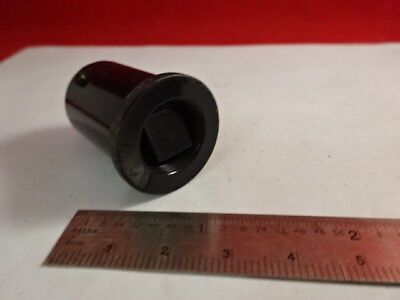 ANTIQUE POLARIZER CRYSTAL MOUNTED LENS POL MICROSCOPE PART OPTICS AS IS &4B-A-17