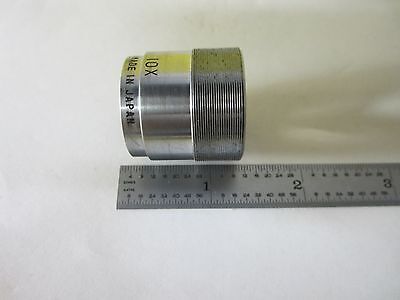 FÜR TEILE MIKROSKOP OBJEKTIV JAPAN 10X OPTICS AS IS BIN#31-B-22