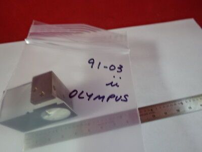 OLYMPUS JAPAN HEAD PRISM MICROSCOPE PART OPTICS AS IS #91-03