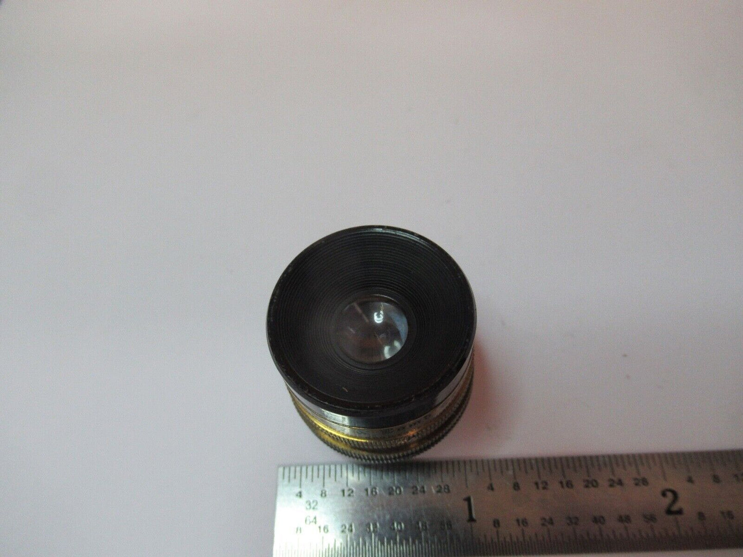 RARE BAUCH LOMB OBJECTIVE 1 IN IRIS PROJECTION MICROSCOPE PART AS PIC &A2-A-11