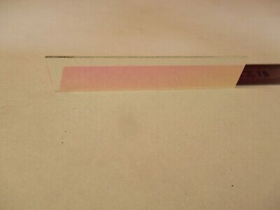 OPTICAL GLASS PLATE COATED DICHROIC MIRROR FILTER OPTICS AS PICTURED &8-A-95