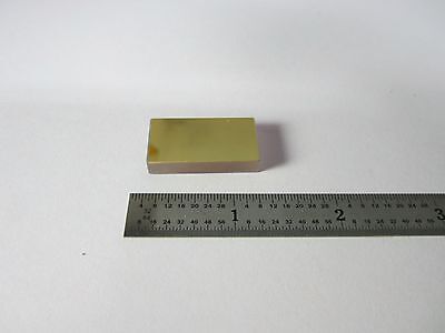 OPTICAL GOLD PLATED MIRROR LASER OPTICS BIN#35-20