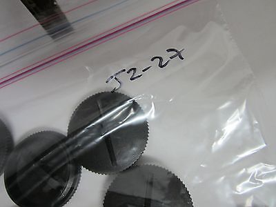 LOT 12 EA OBJECTIVE PLASTIC COVER NOSEPIECE MICROSCOPE AS IS BIN#J2-27