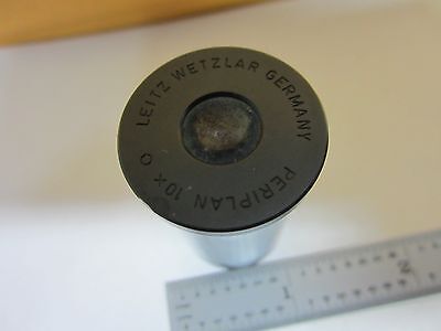 MICROSCOPE PART EYEPIECE 10X PERIPLAN LEITZ GERMANY OPTICS BIN#N7-62