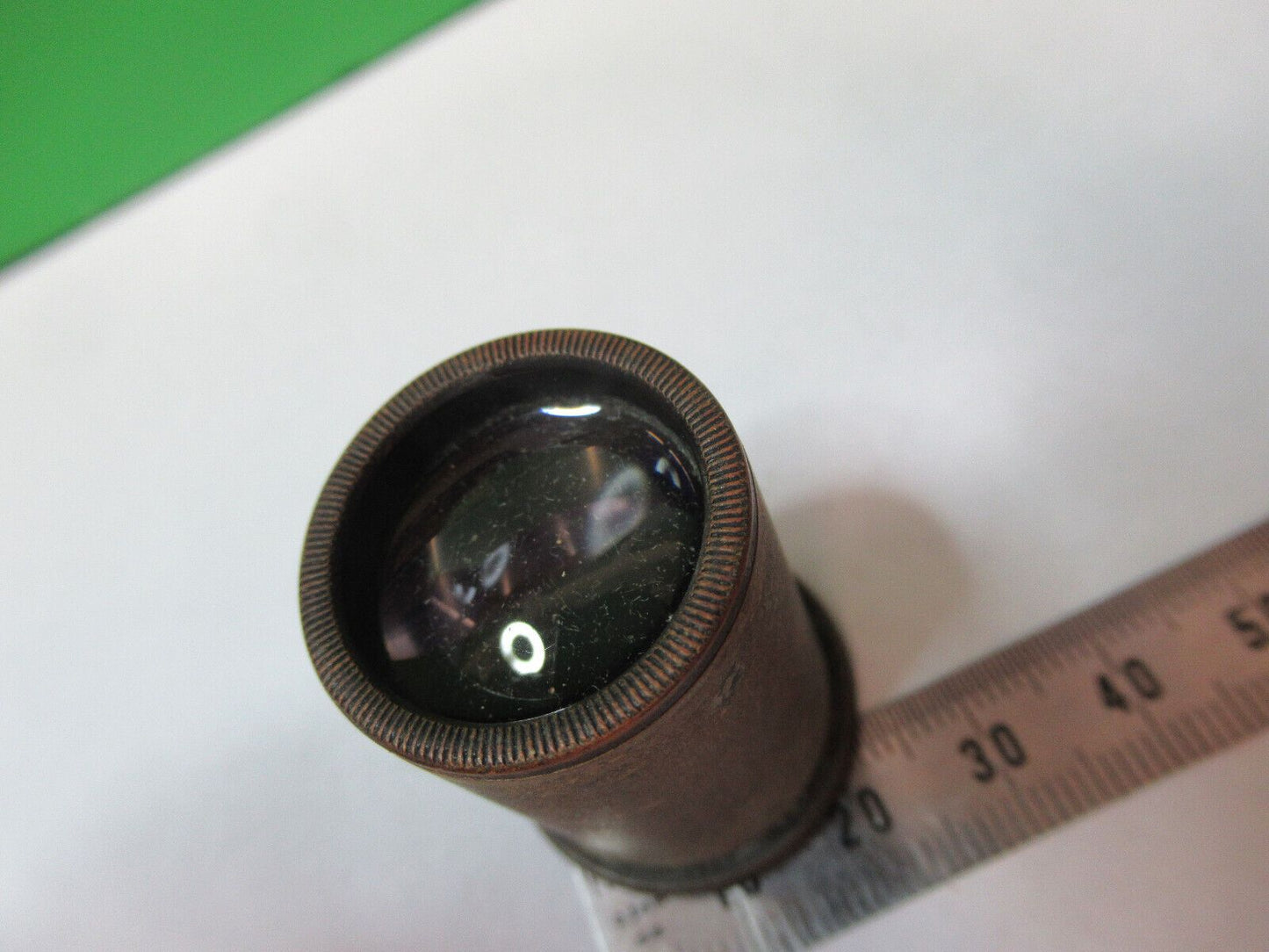 ERNST LEITZ GERMANY EYEPIECE "4" OPTICS MICROSCOPE  PART AS PICTURED #H9-C-24