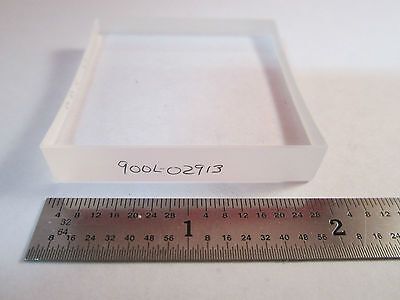 OPTICAL HUGE CONCAVE SQUARE LENS MIL SPEC LASER OPTICS BIN#8X-21