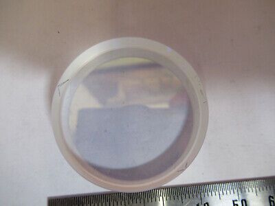 OPTICAL FLAT ORIEL COATED LENS LASER OPTICS AS PICTURED R5-A-78