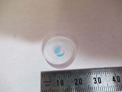 OPTICAL LENS COATED DICHROIC MIRROR FILTER HP OPTICS AS PICTURED #P3-A-57